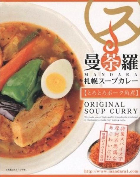 画像1: 曼荼羅 スープカレー　とろとろポーク角煮　１人前 (1)