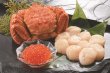 画像1: 毛がに・帆立・いくらセット　 (1)