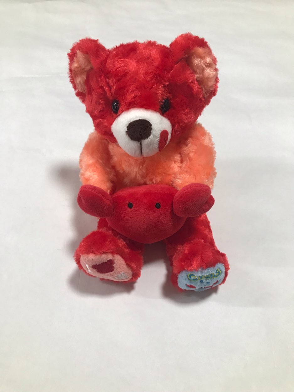 ご当地ベア 北海道かにぬいぐるみ 北の国からの贈り物 函館発直行便